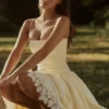 Ysabella Lemon Custom Lace + Broderie Anglaise Midi Sundress Ysabella Lemon Custom Lace + Broderie Anglaise Midi Sundress