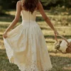 Ysabella Lemon Custom Lace + Broderie Anglaise Midi Sundress Ysabella Lemon Custom Lace + Broderie Anglaise Midi Sundress