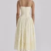 Ysabella Lemon Custom Lace + Broderie Anglaise Midi Sundress Ysabella Lemon Custom Lace + Broderie Anglaise Midi Sundress