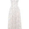Ysabella White Posy Print Cotton Maxi Sundress Ysabella White Posy Print Cotton Maxi Sundress