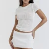 Yves White Knit Top Yves White Knit Top