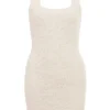 Zaira Cream Chenille Knit Mini Dress Zaira Cream Chenille Knit Mini Dress
