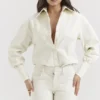 Zuri Ivory Denim Shirt Zuri Ivory Denim Shirt
